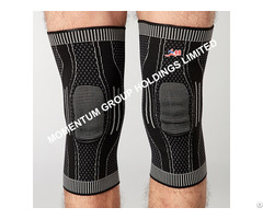 Knitted Knee Support Black