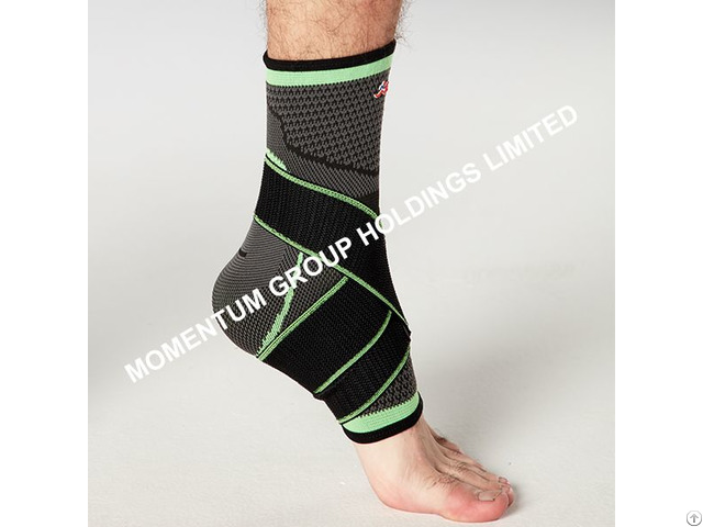 Knitted Ankle Support With Bandage