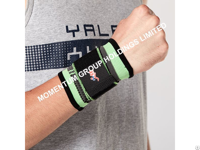 Green Wrist Support With Bandage