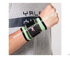 Green Wrist Support With Bandage