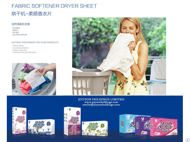 Fabric Softener Dryer Sheet