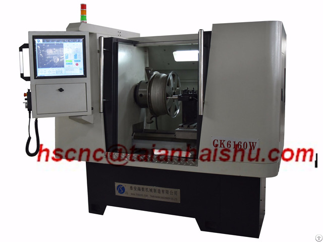 Ck6160w Automatic Wheel Repair Lathe From China