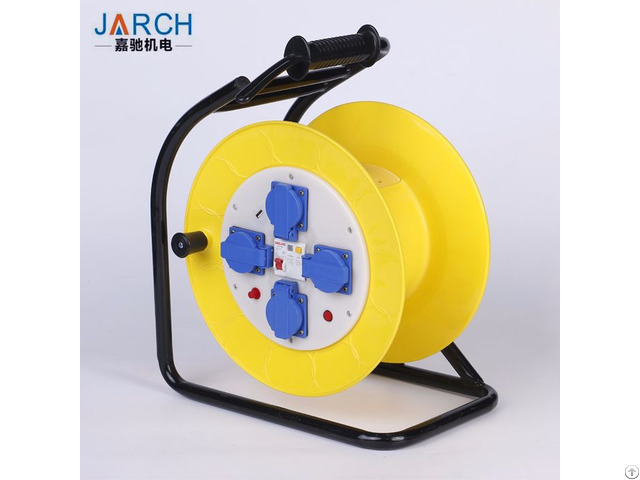 Cord Reel With 4 Outlets