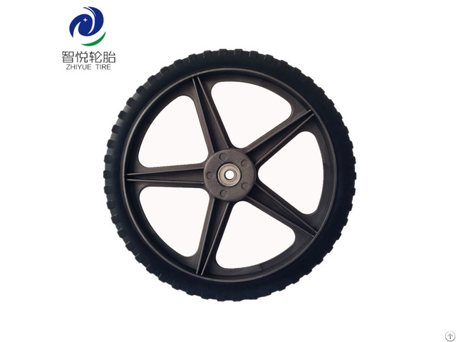 Hot Sale Hign Quality 14 Inch Pvc Plastic Wheel For Lawn Mower Spreader Leg Exercise Wholesale