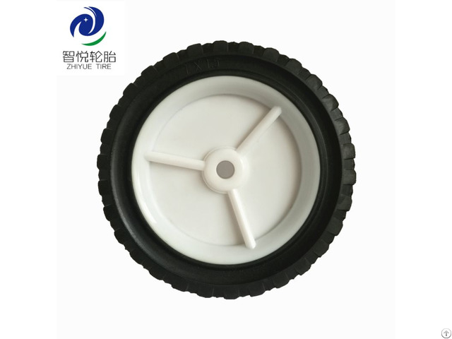 Hot Sale Rubber Tires 7 Inch Solid Wheel For Lawn Mowe Dolly Folding Wagon Trolley