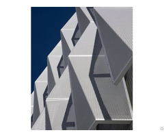 Perforated Metal Panels For Architectural Sun Control System