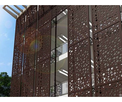 Cnc Punching Perforated Metal Panels For Architectural Ornament