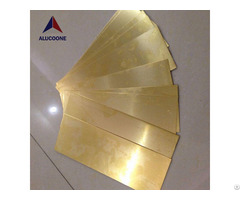 High Quality Brass Plastic Composite Panel Copper Panels