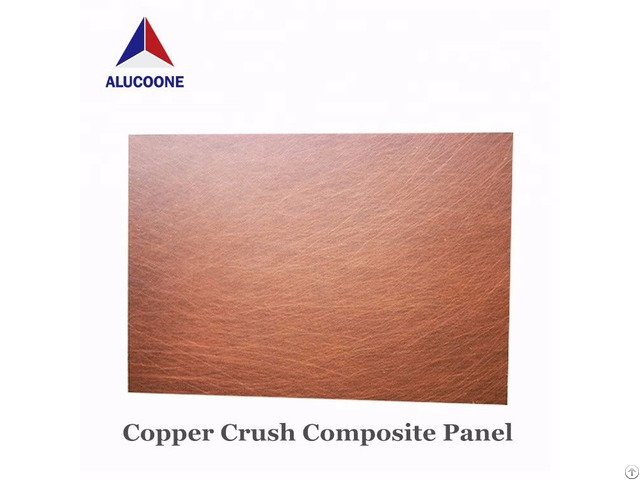 Alucoone Copper Brushed Composite Panel