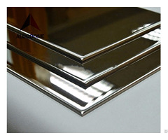 Alucoone Mirror Embossed Hairline Brush Brushed Emboss Polished Stainless Steel Composite Panel