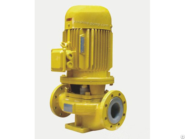 Gbf Fluorine Plastic Lined Inline Centrifugal Chemical Pump