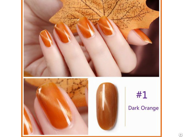 Cat Eye Soak Off Nail Gel Polish 3d Pumpkin Series Healthy Manicure