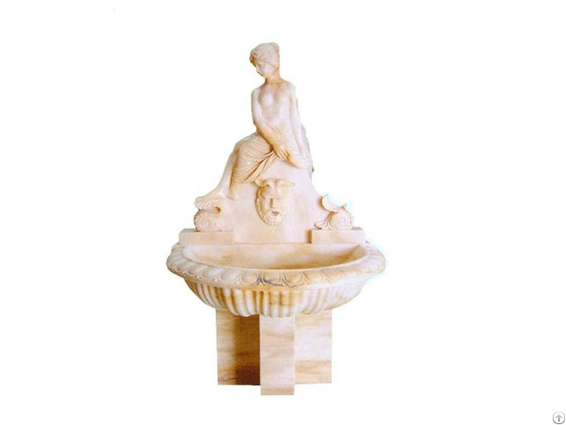 Hand Carved Natural Marble Water Fountain Garden Decoration