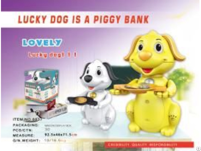 Lucky Dog Is A Piggy Bank 8837