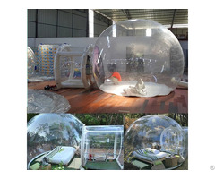 Pvc Air Pumped Up Mobile Camp Bubble Tent