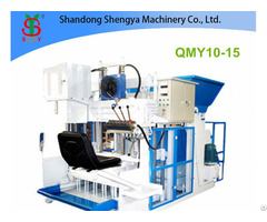 Qmy10 15 Big Production Mobile Hydralic Concrete Block Making Machine