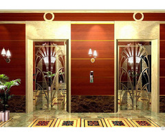 China Cold Rolled Stainless Steel Etched Elevator Decorative Door