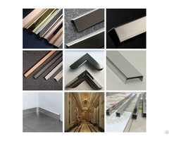 Foshan Manufacture Hot Sales Stainless Steel Wall Tile Edge Trim