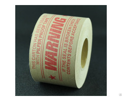 Custom Printed Gummed Paper Tape 2 Rolls 3 Inch X 375 1 Color Print