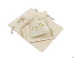 Cotton Jewelry Pouch