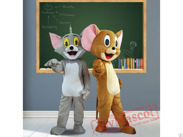 Tom Cat Jerry Mouse Cartoon Mascot Costumes