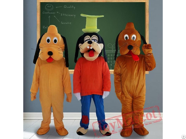 Goofy Dog Cartoon Mascot Costumes For Adult