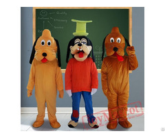 Goofy Dog Cartoon Mascot Costumes For Adult