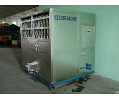 Edible Cube Ice Machine Hlc 2t Clean Sanitary Used In Cold Drink Shop