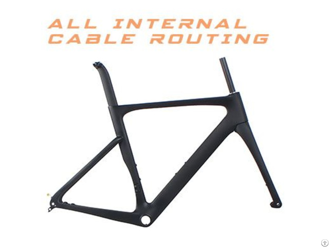 Big 32tire Road Aero Frame With Full Internal Cable Routing