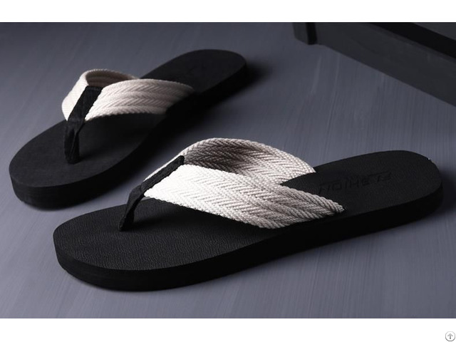 Black Flip Flops