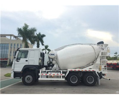 China Cnhtc Chassis 7cbm Concrete Mixer Truck For Sale