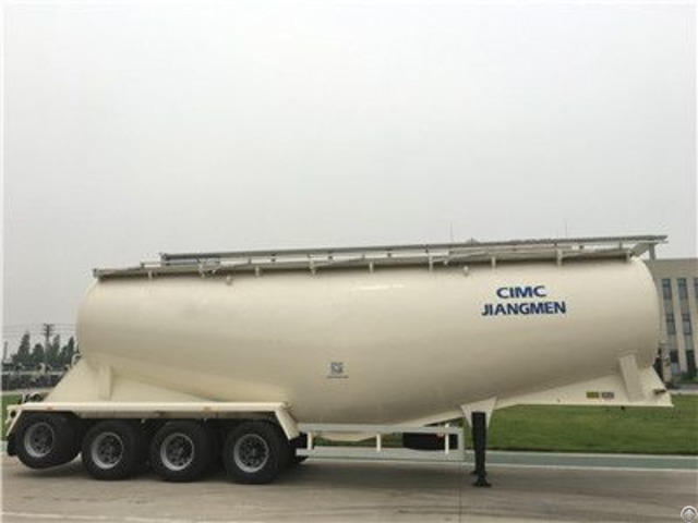 New Type 48 5cbm Dry Bulk Tanker With Quadri Axle