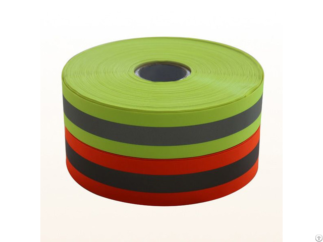 Good Quality Flourecent Yellow Reflective Tape For Workwear Supplier