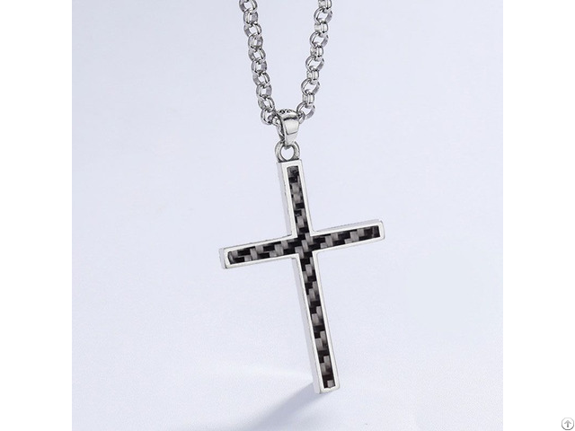 Fashion Carbon Fiber Necklace Can Make Customized Designs