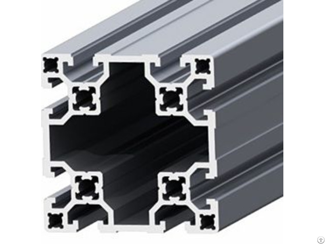 90x90 Light Aluminium Profile Slot 10