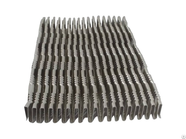 Heat Exchanger Part Aluminum Cooling Fins Turbulator