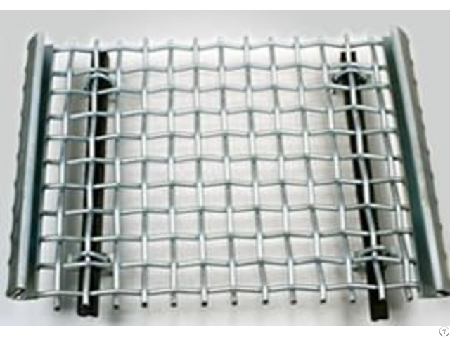 Crimped Wire Mesh Application As Screen For Mining