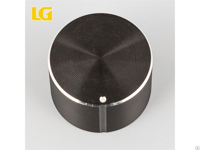 Iso9001 Oem Ningbo China Round Black Aluminum Alloy Knob With High Quality