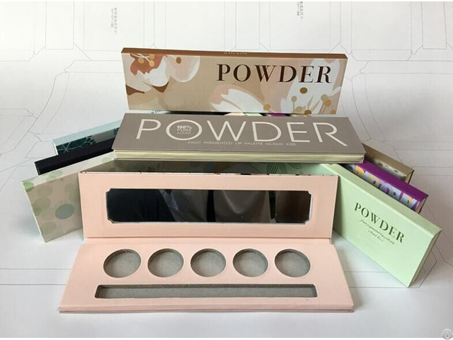 Cosmetic Eye Shadow Palette Paper Box