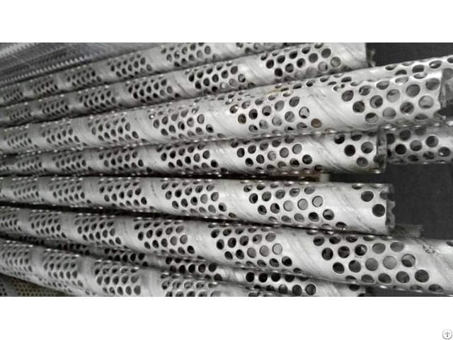 Straight Lock Seam Perforated Tube