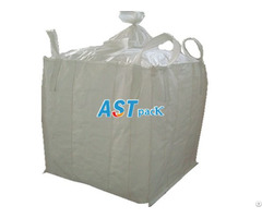 Four Loops Jumbo Bag For Pet Resin With Loading And Discharging Spout