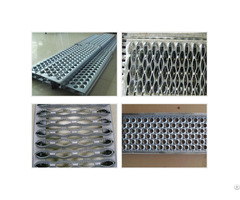 Walkway Slip Resistant Surface Galvanized Anti Skid Plate And Plank Safety Grating