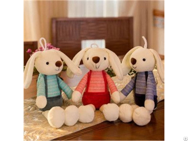 Product 2019 Hot Selling Wholesale Custom Decoration Cute Long Eared Rabbit Plush Stuffed Toy