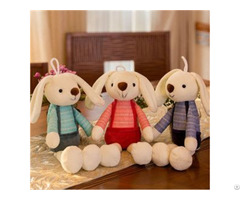 Product 2019 Hot Selling Wholesale Custom Decoration Cute Long Eared Rabbit Plush Stuffed Toy