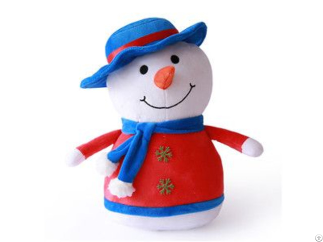 Hot Selling Make Your Own Design Christmas Gifts Snowman Penguin Oem Plush Toys Manufacturer