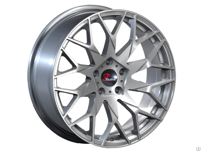 Brushed Silver Matt Balck Aluminum Wheels Jihoo