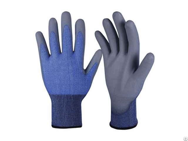 Pu Coated Safety Work Gloves Pcg 007