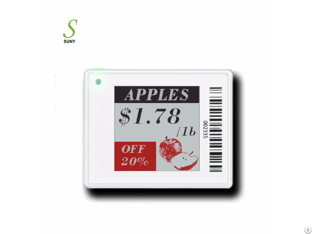 Suny Colorful Epaper Eink Electronic Shelf Label Price Display Esl