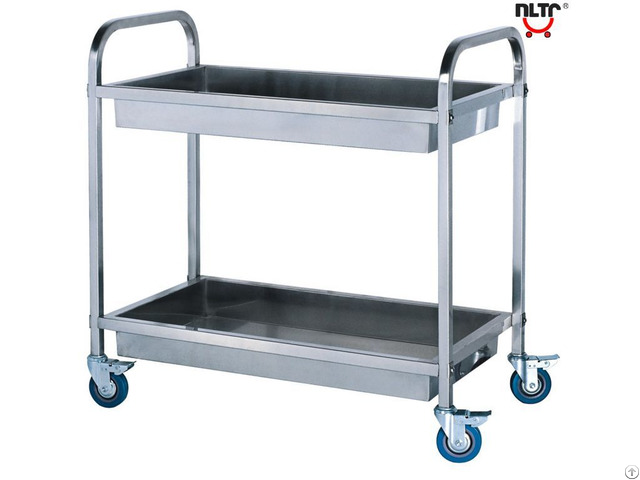 Stainless Steel Dish Collecting Cart