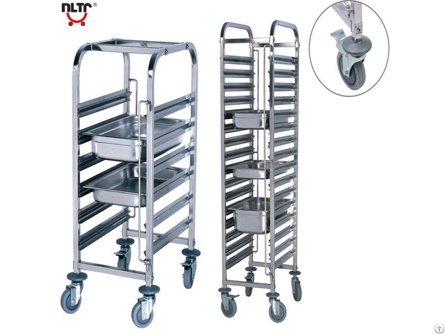 Stainless Steel Singel Unit Rack Trolley Knock Down